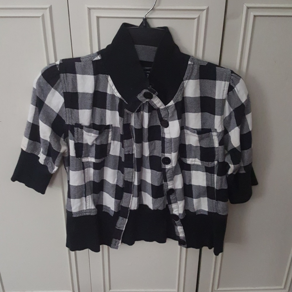 Plaid kids shirt /jacket
